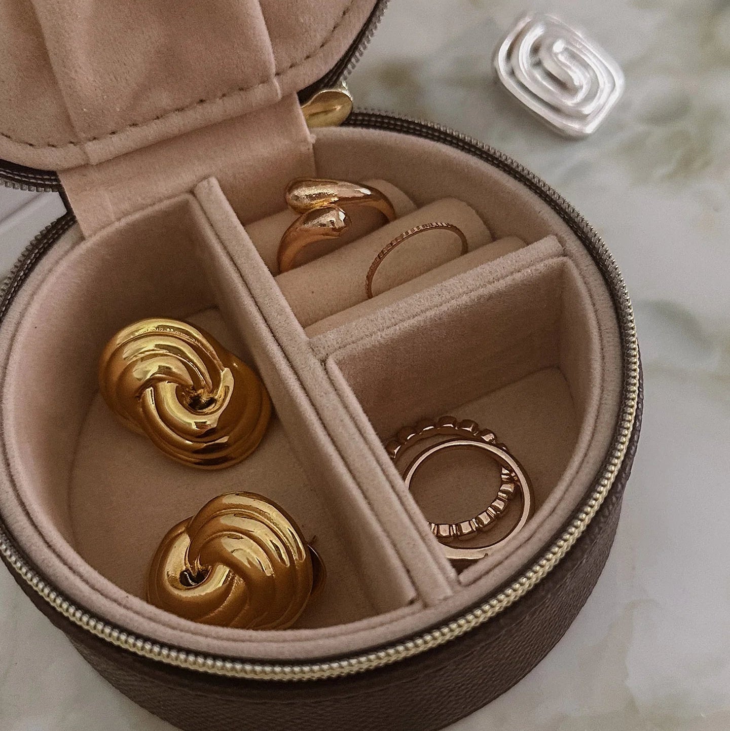 Sisco Jewellery Case Chocolate