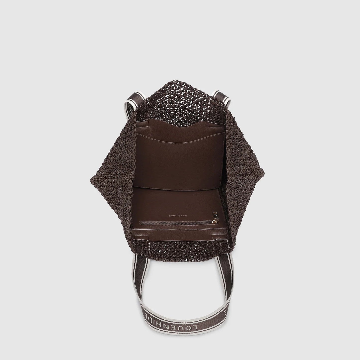 Bali Beach Bag Raffia Chocolate