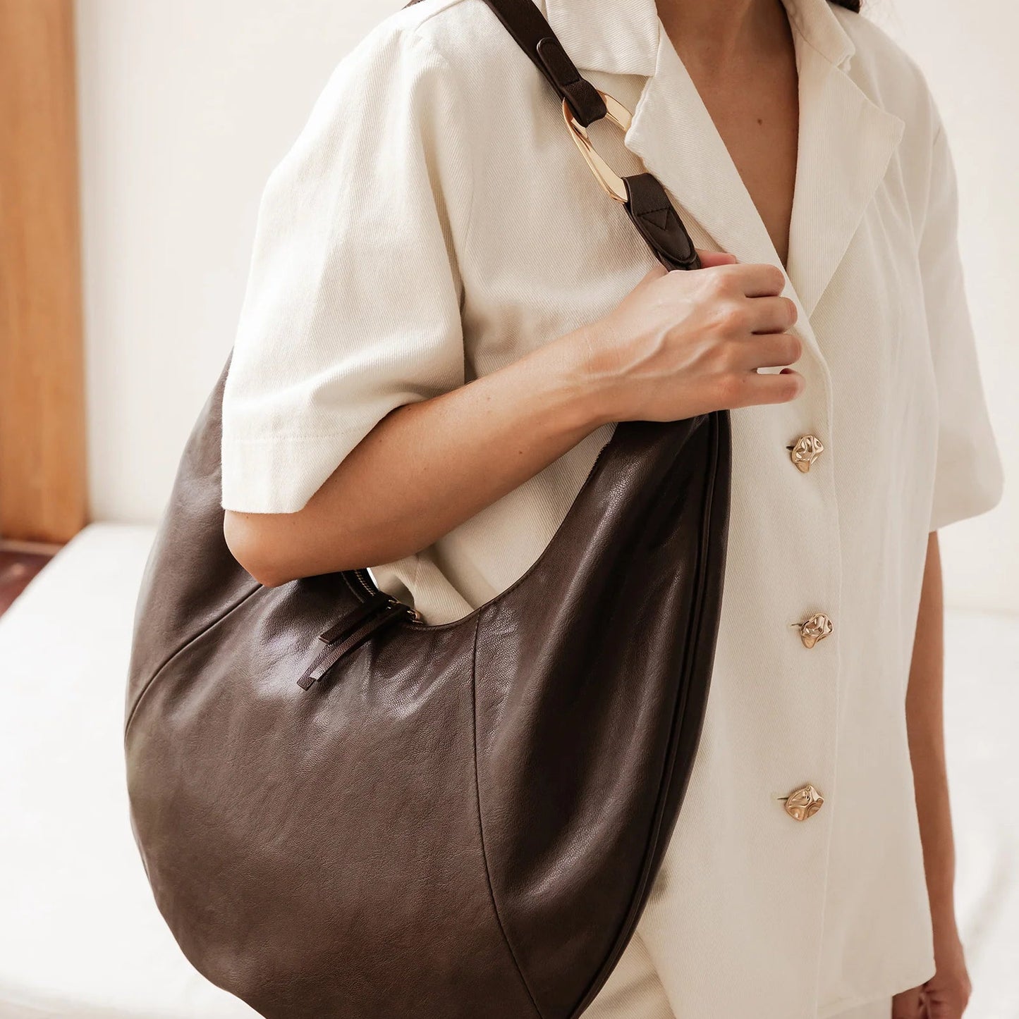 Billie Shoulder Bag Chocolate
