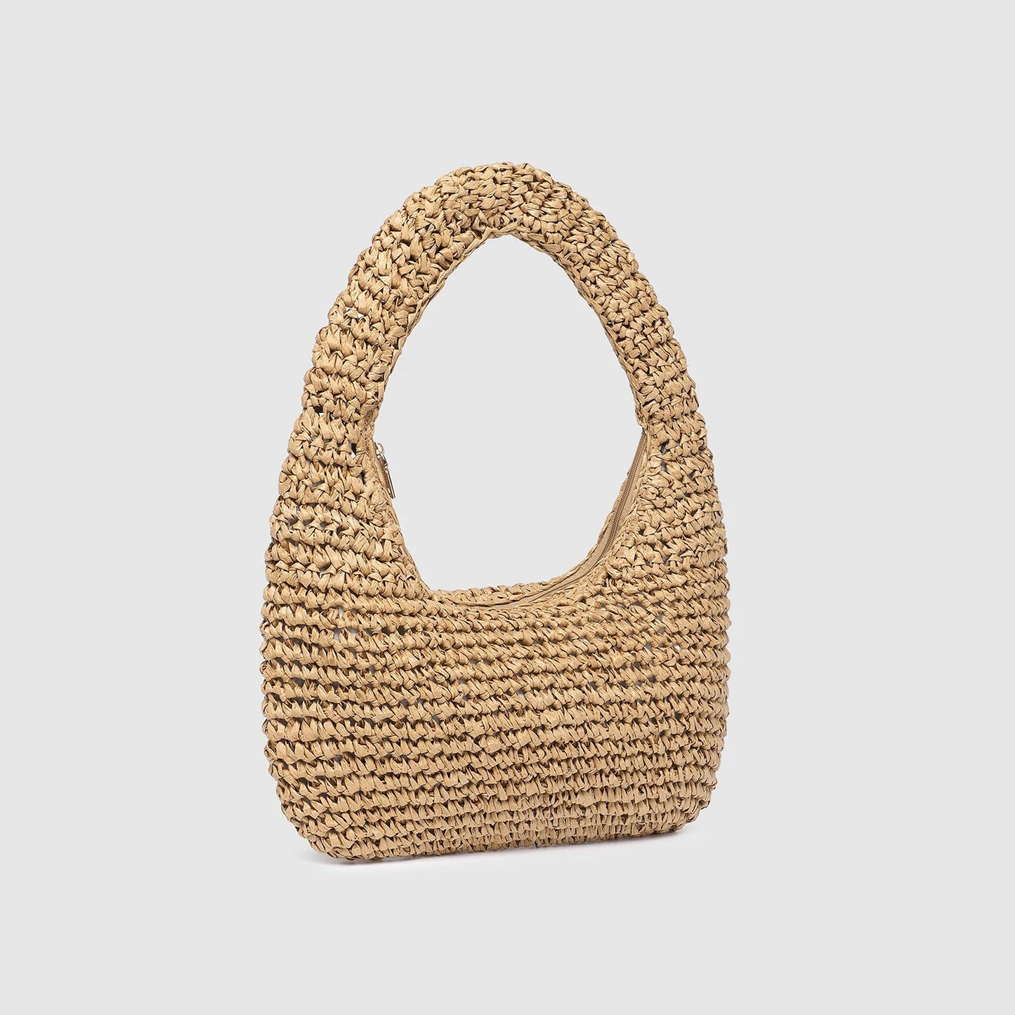 Nellie Shoulder Bag Raffia in Natural