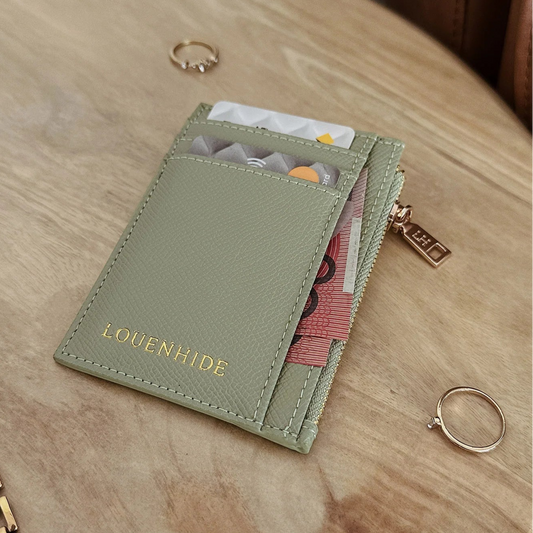 Cara Cardholder Sage Green