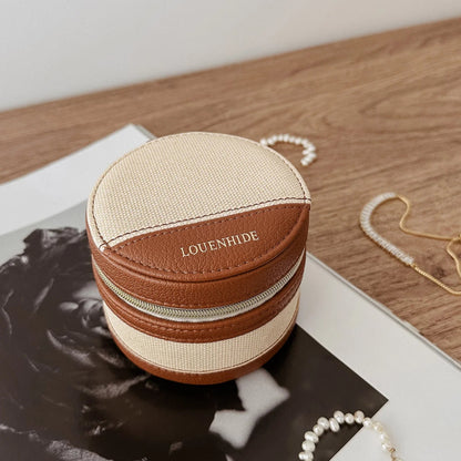 Loz Jewellery Box in Canvas Tan