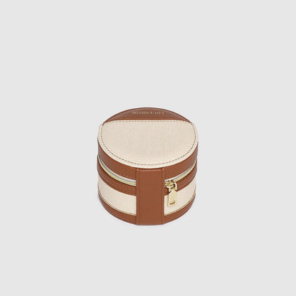 Loz Jewellery Box in Canvas Tan