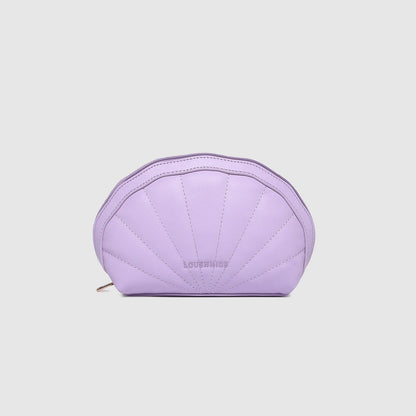 Shell Makeup Pouch Lilac
