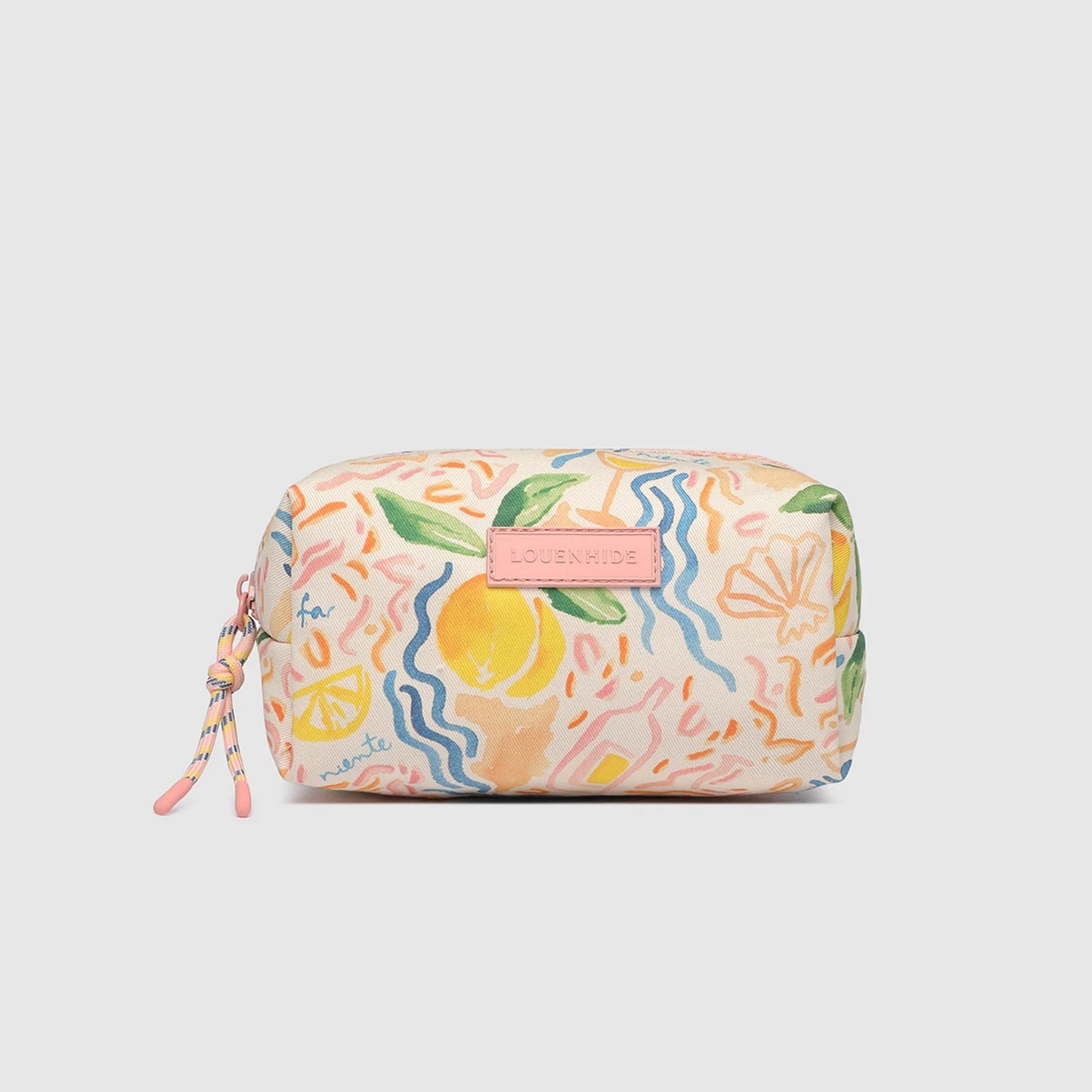 Bambi Makeup Pouch Lemon Print