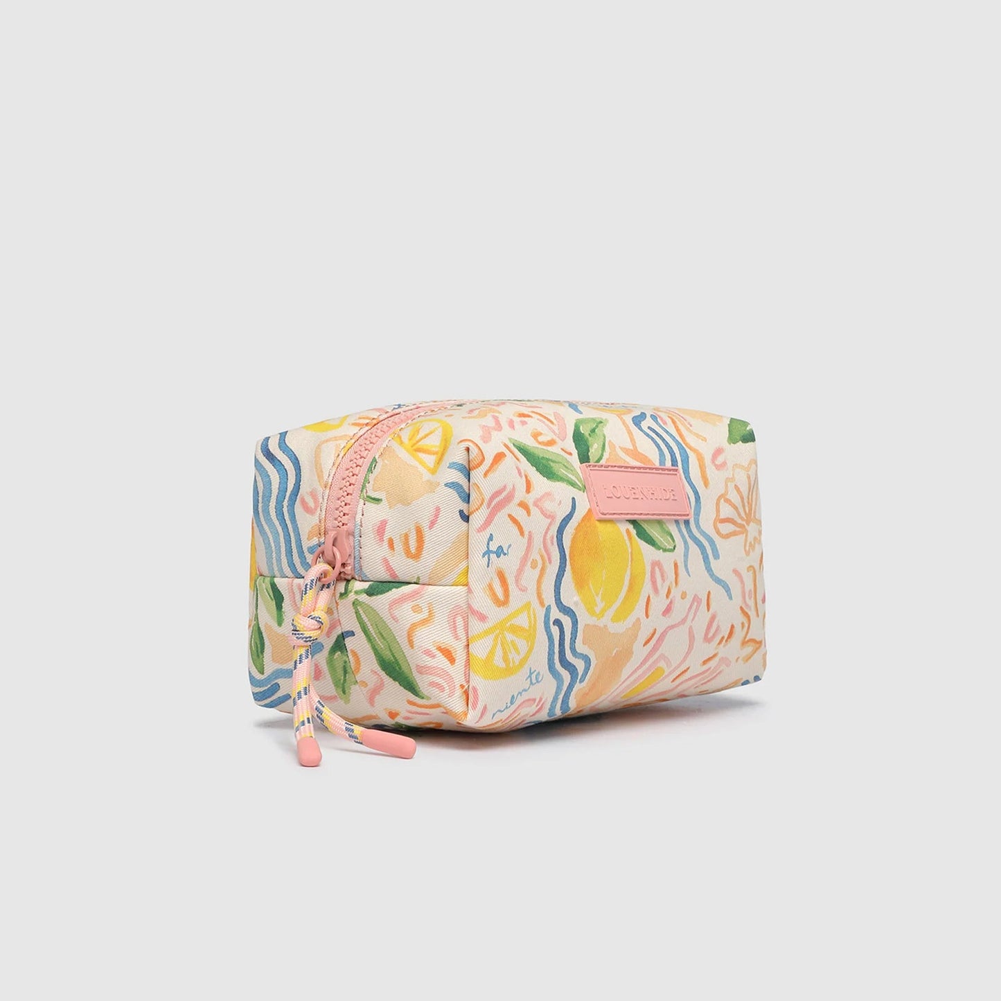 Bambi Makeup Pouch Lemon Print