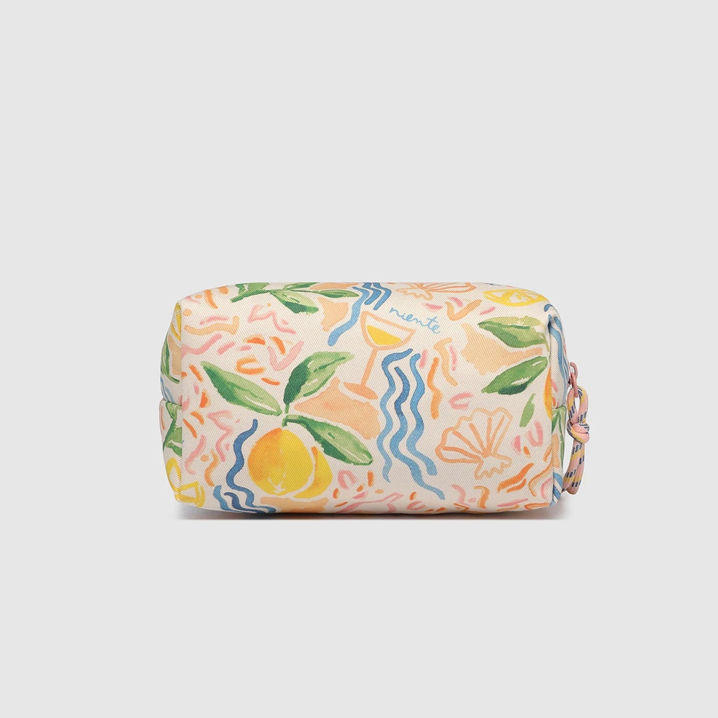 Bambi Makeup Pouch Lemon Print