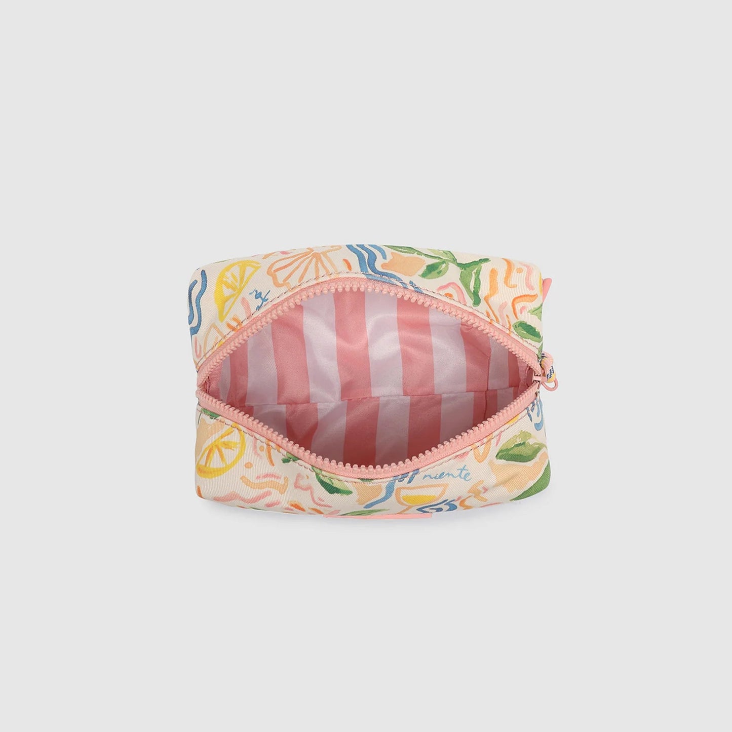 Bambi Makeup Pouch Lemon Print