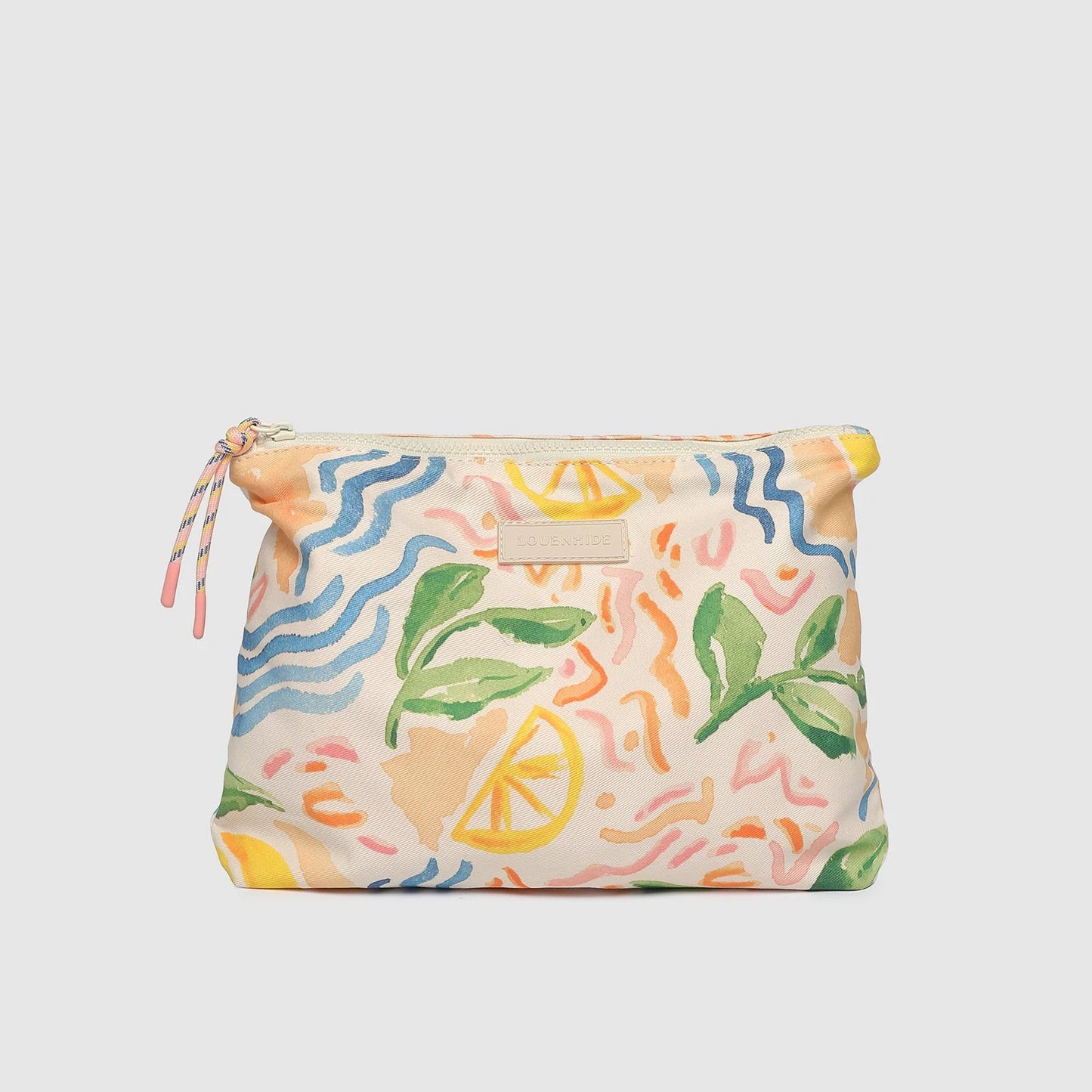 Carly Pouch Lemon Print