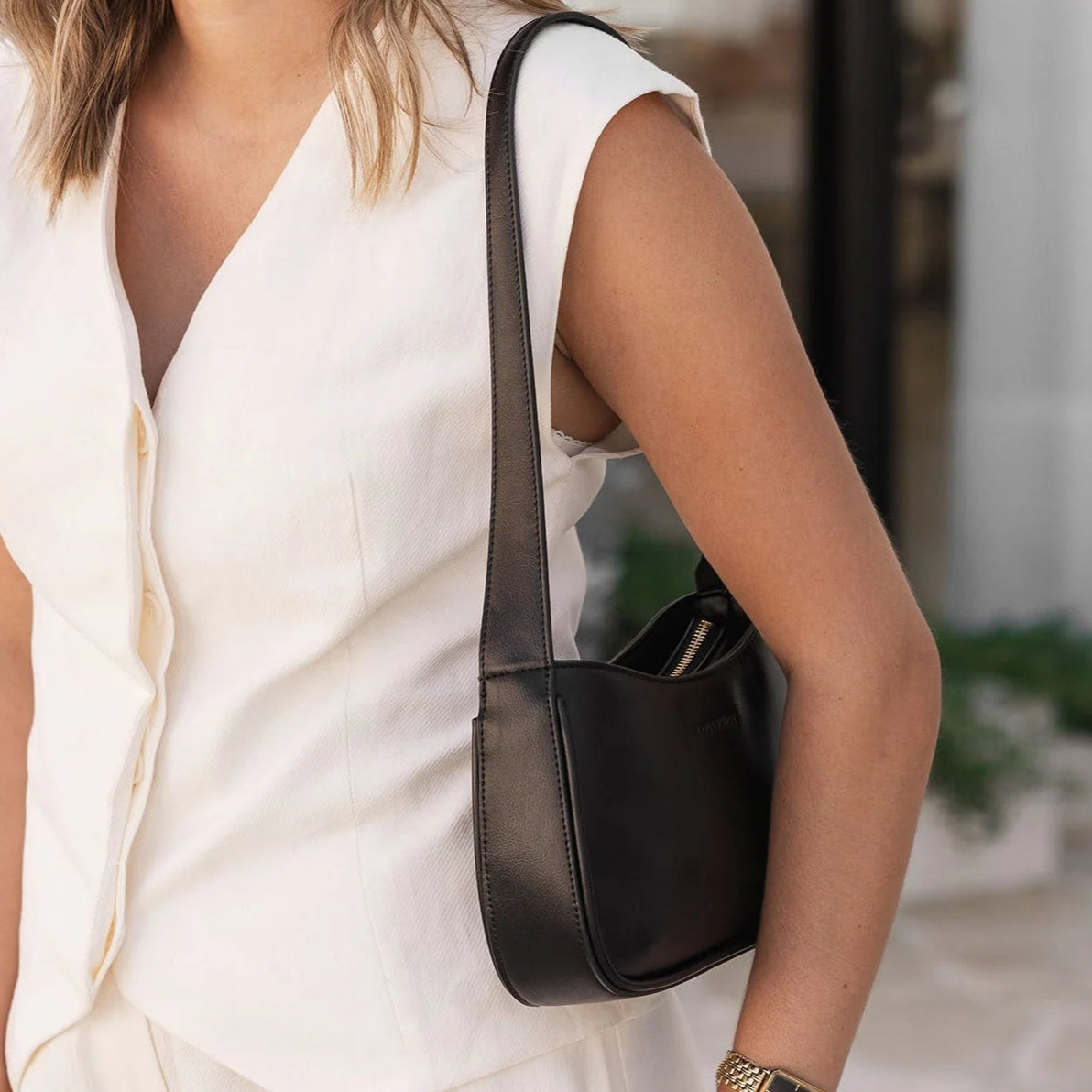 Ivy Shoulder Bag Black