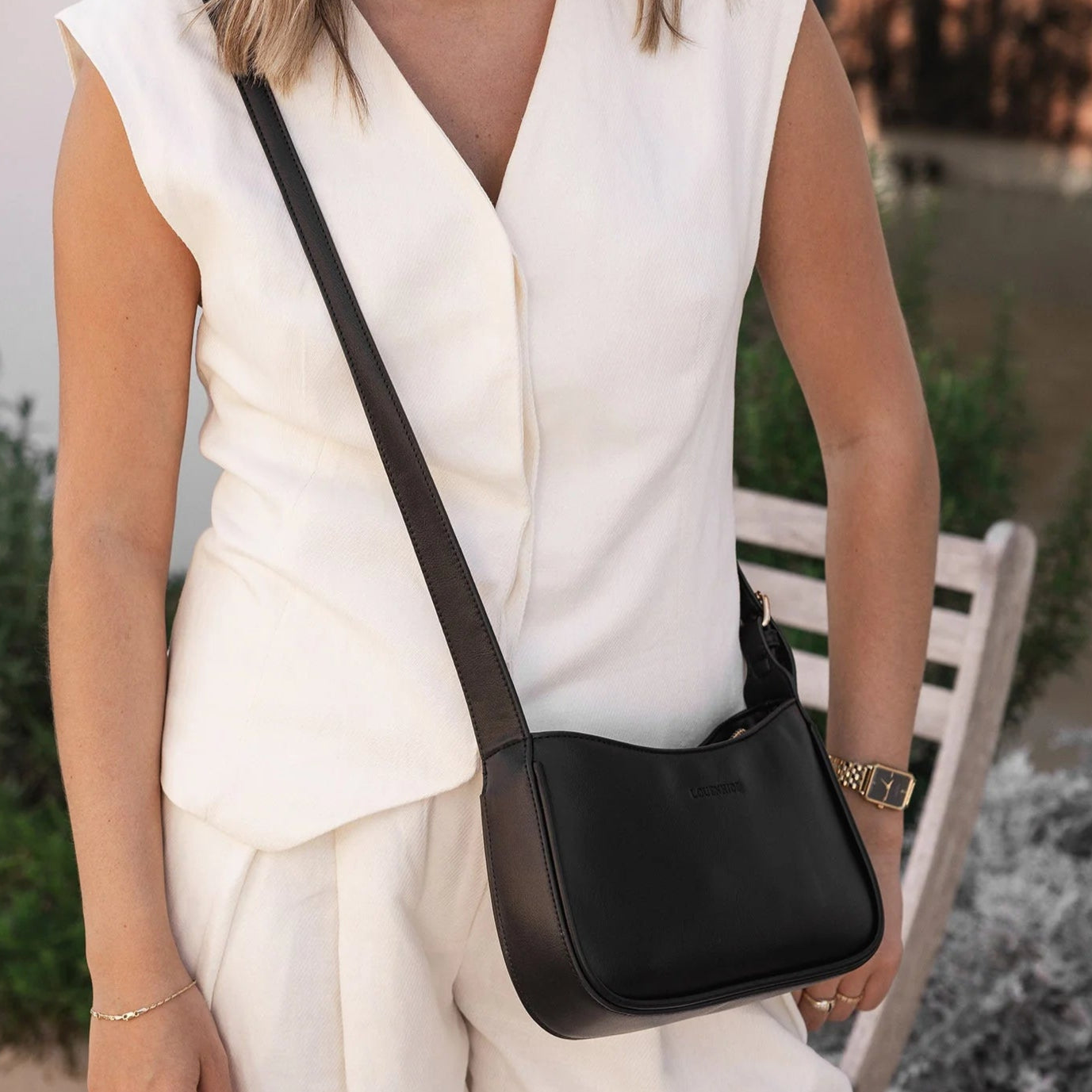 Ivy Shoulder Bag Black