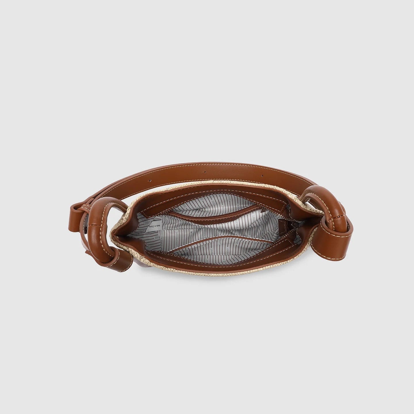 Clare Shoulder Bag Raffia Tan