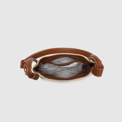 Clare Shoulder Bag Raffia Tan