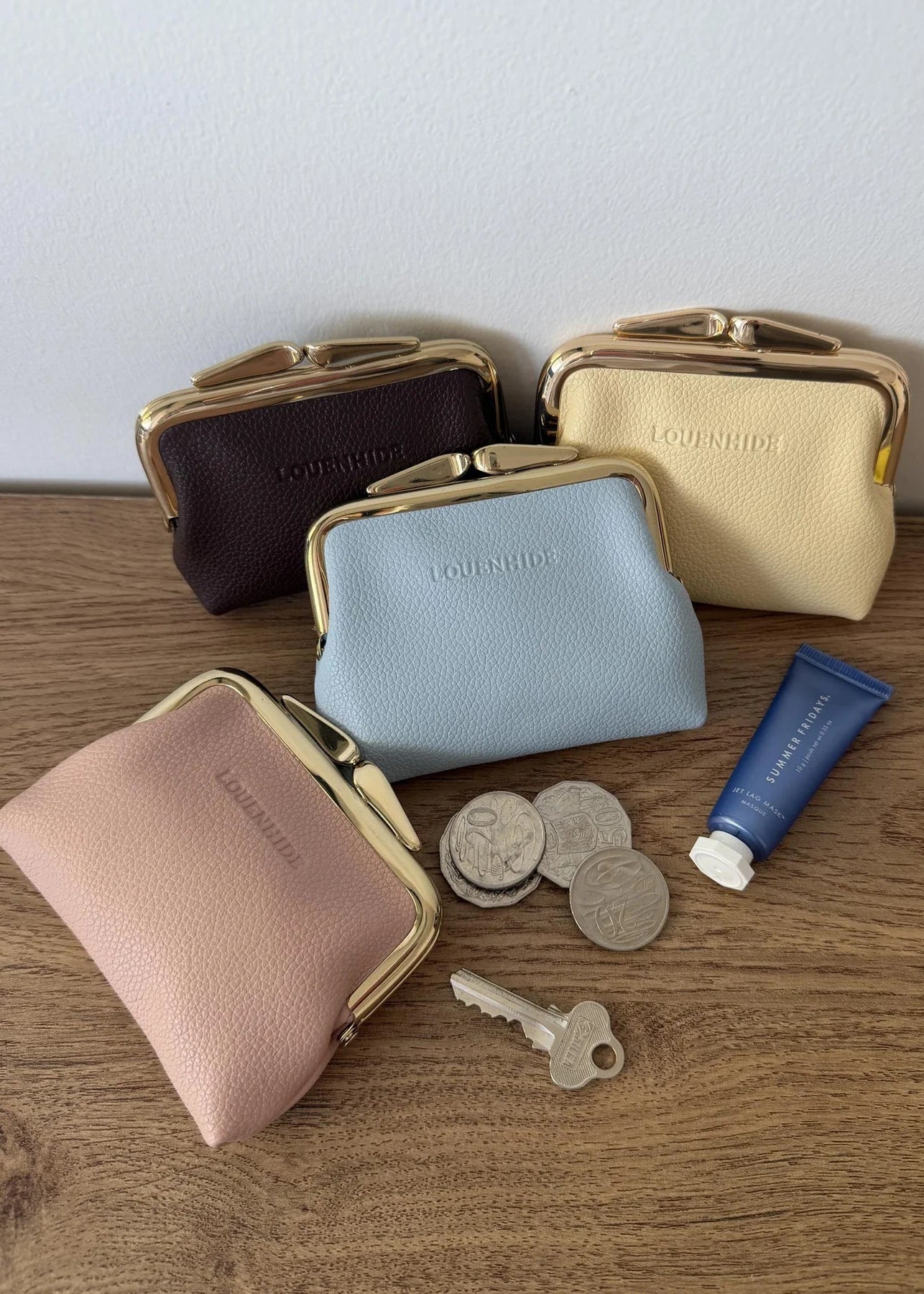 Ponto Coin Purse in Chocolate