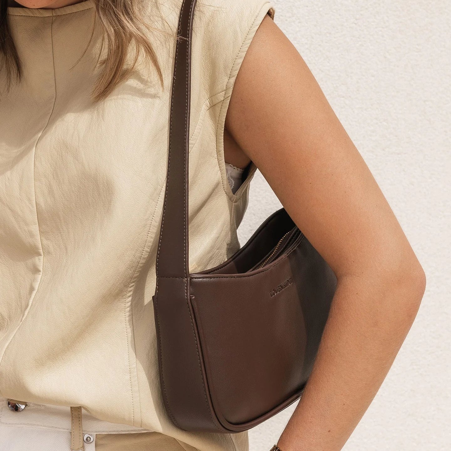 Ivy Shoulder Bag Chocolate