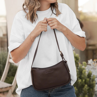 Ivy Shoulder Bag Chocolate