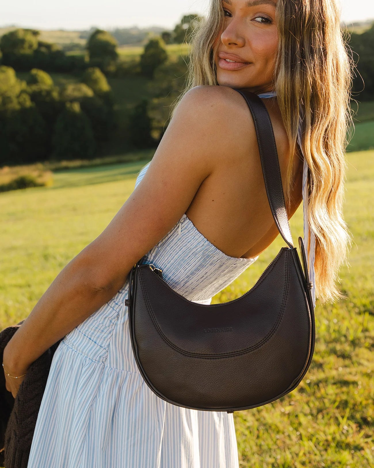 Lane Crossbody Bag Chocolate