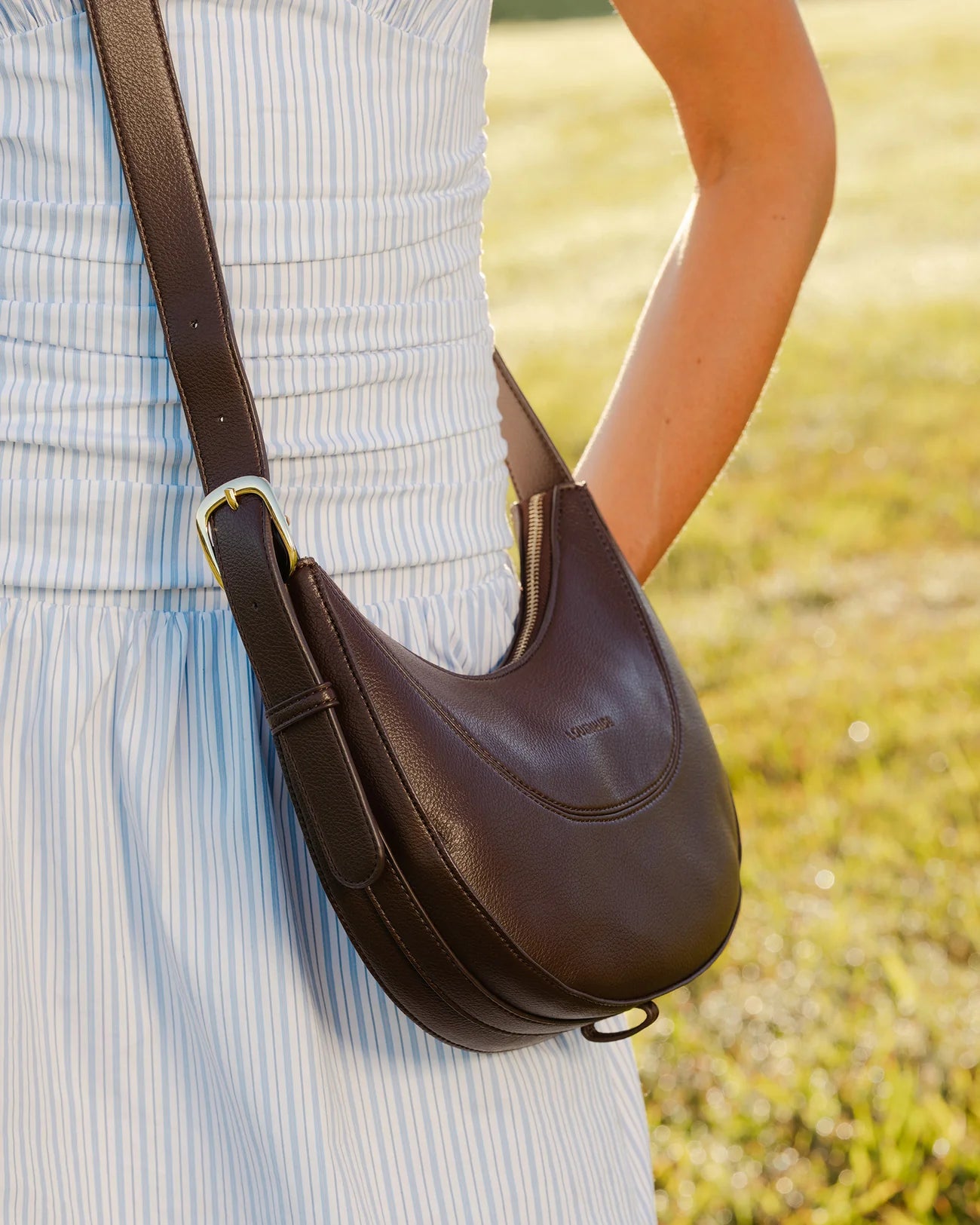 Lane Crossbody Bag Chocolate