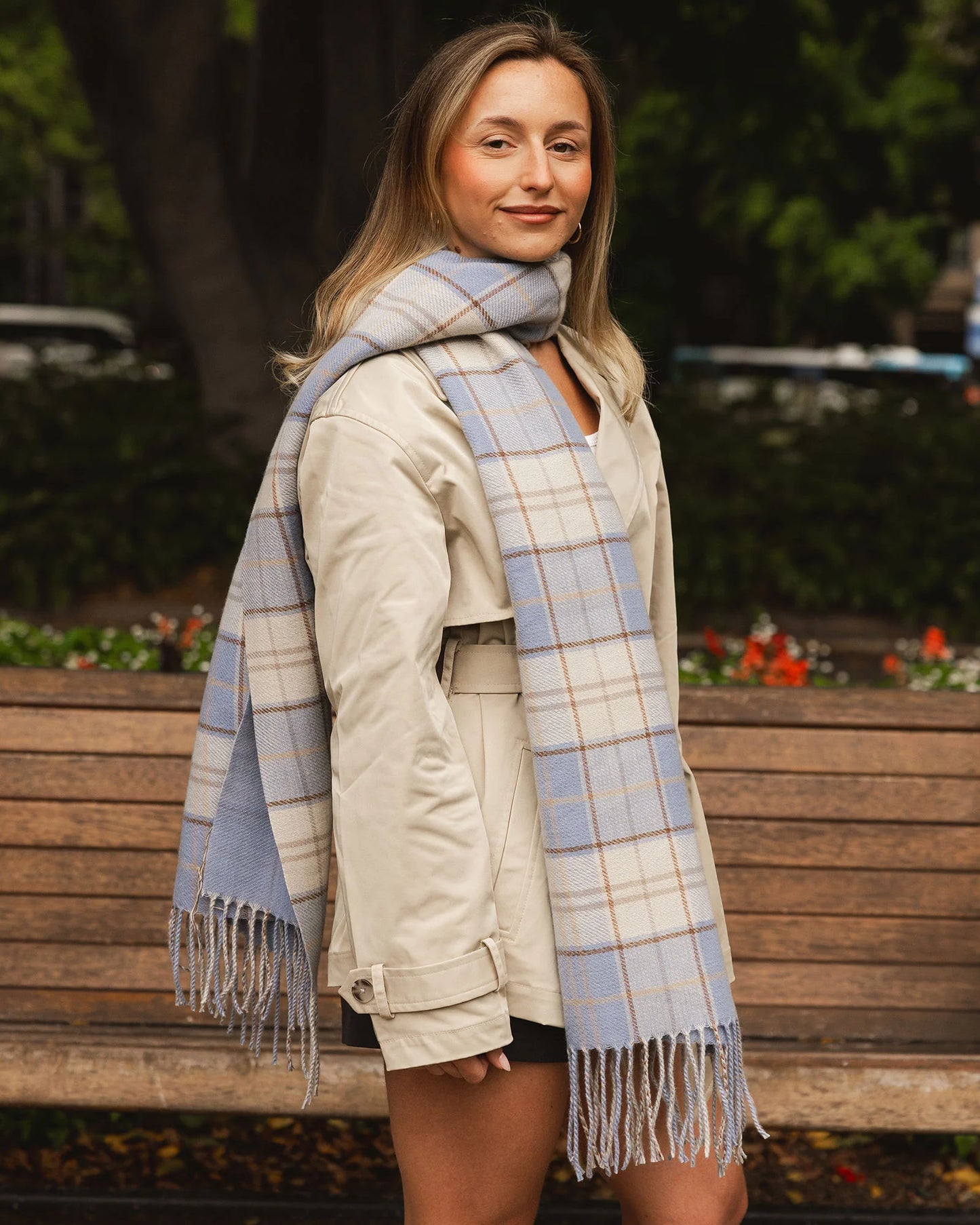 Soft Scarf Somerset Blue Chambray by Louenhide