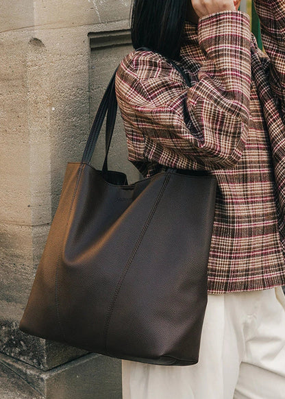 Colby Tote Bag in Chocolate