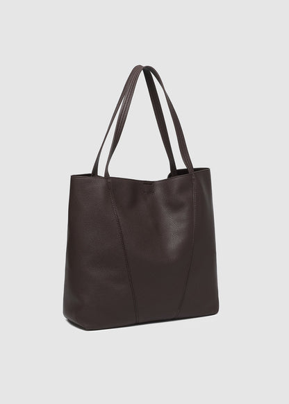 Colby Tote Bag in Chocolate