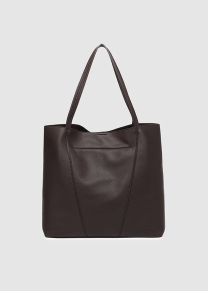 Colby Tote Bag in Chocolate
