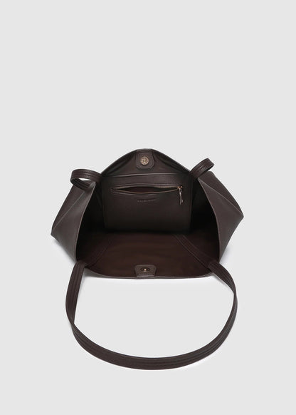 Colby Tote Bag in Chocolate
