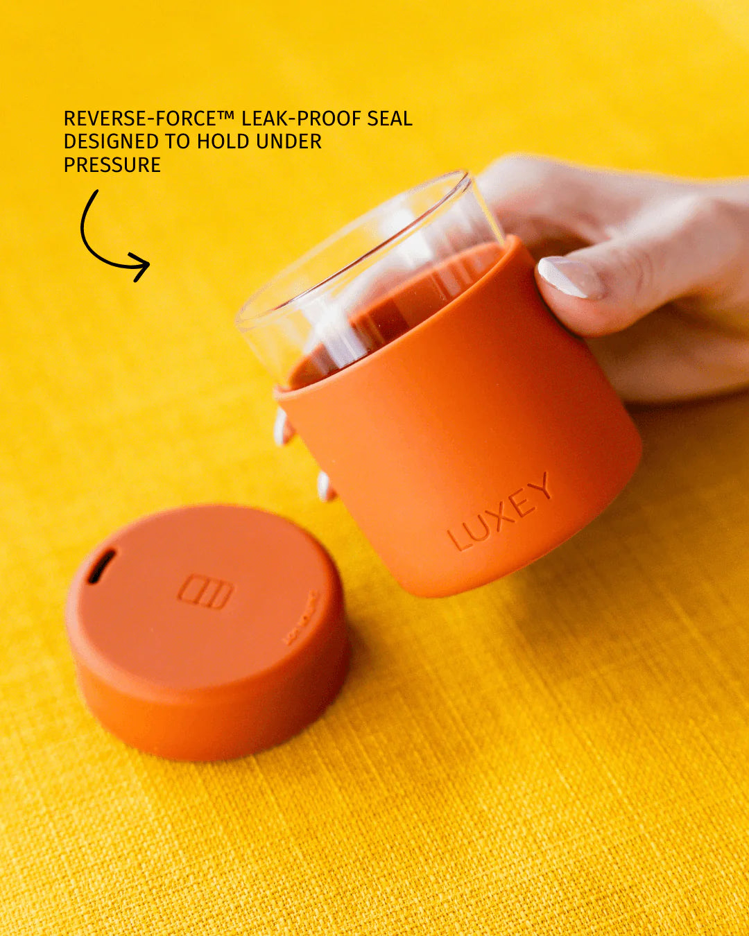 MiniLUX Reusable Glass Coffee Cup in Mint