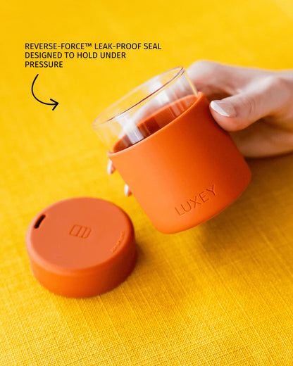 MiniLUX Reusable Glass Coffee Cup in Mint
