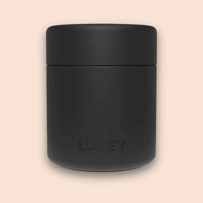 MiniLUX Reusable Glass Coffee Cup in Black