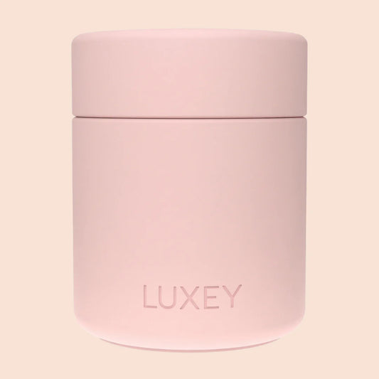 MiniLUX Reusable Glass Coffee Cup in Strawberry