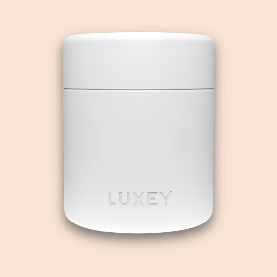 MiniLUX Reusable Glass Coffee Cup in White