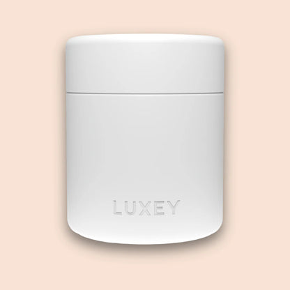 MiniLUX Reusable Glass Coffee Cup in White
