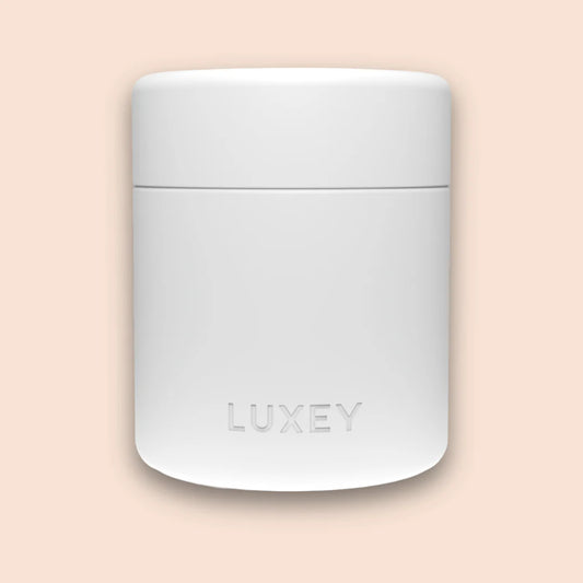 MiniLUX Reusable Glass Coffee Cup in White