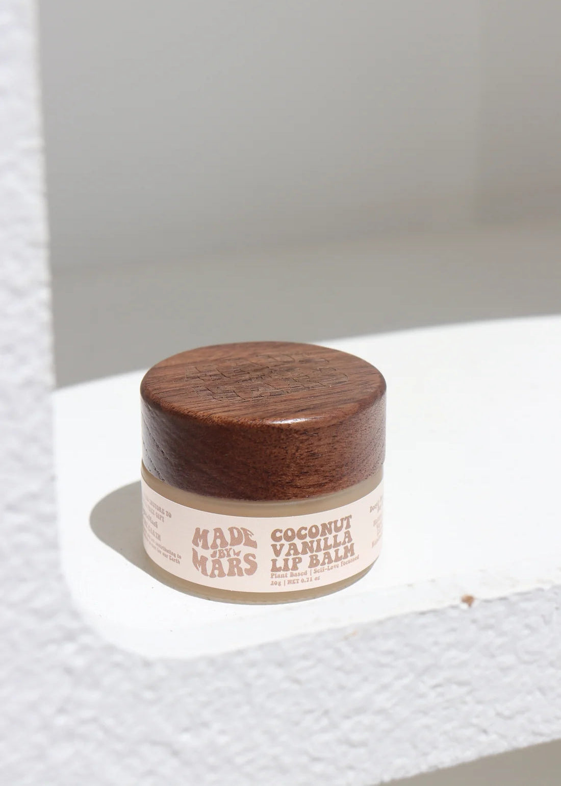 Natural Lip Balm in Coconut & Vanilla Vegan & Cruelty Free