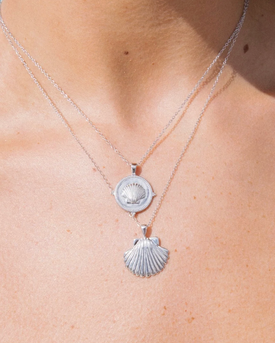 Isola Sun Necklace Sterling Silver