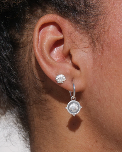 Isola Sun Earrings Sterling Silver