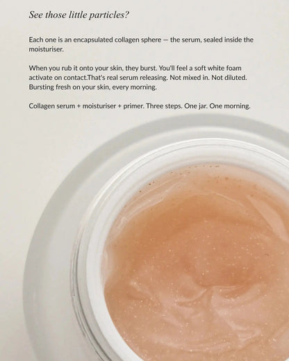 MS Morning Skincare Moi Starter Dawn Break collagen serum moisturiser