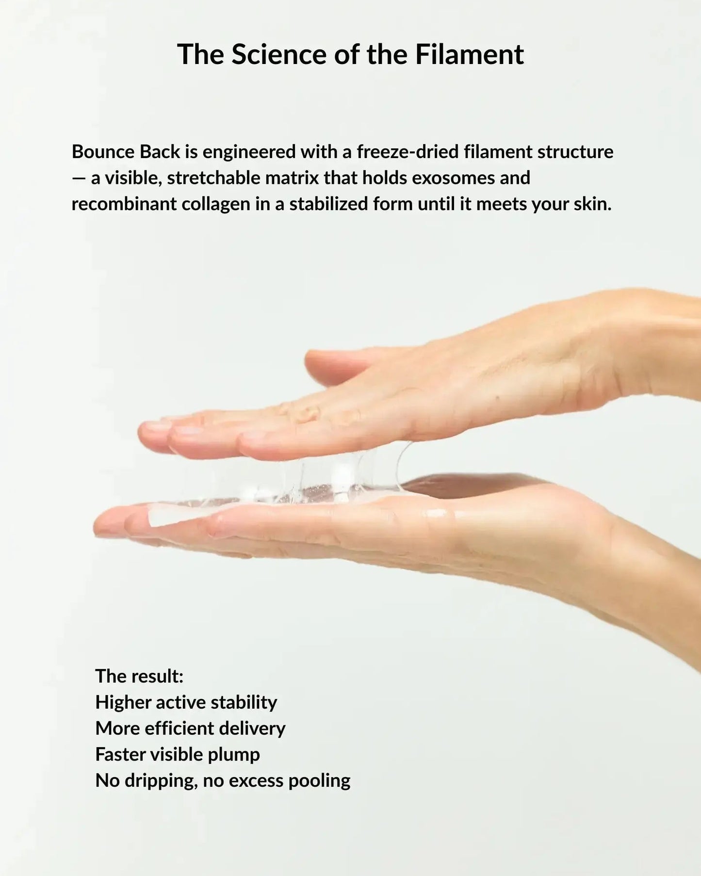 Ms Morning Bounce Back hydrating sheet mask. Korean skincare sheet mask. exosome and collagen-powered sheet mask