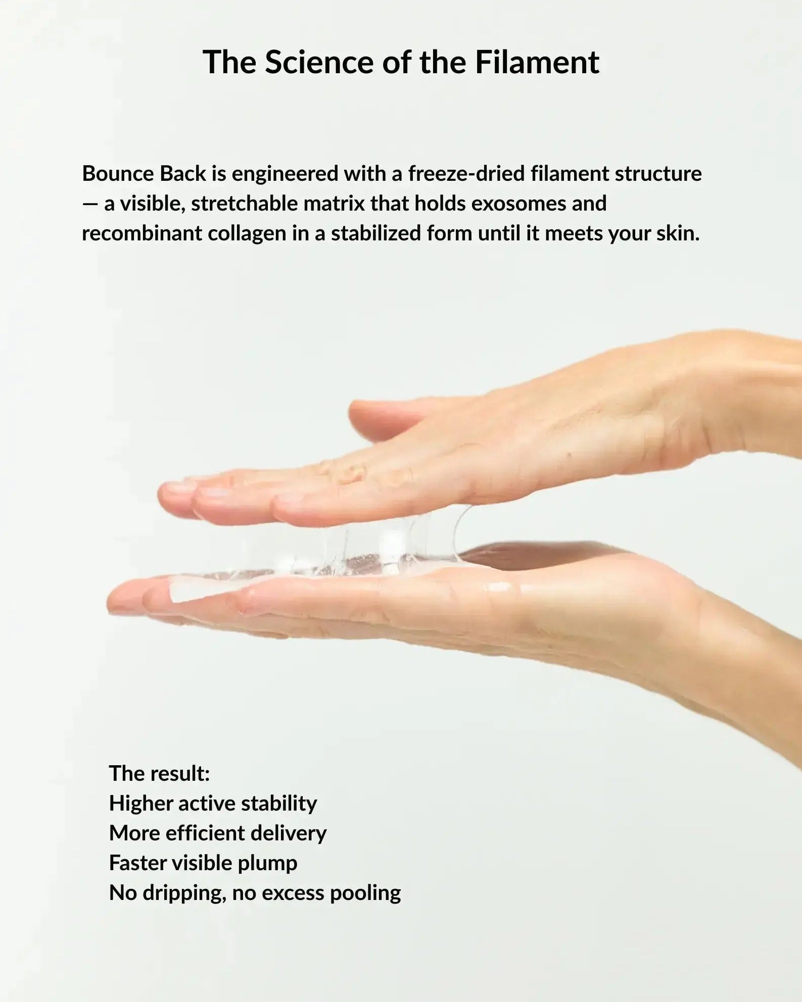 Ms Morning Bounce Back hydrating sheet mask. Korean skincare sheet mask. exosome and collagen-powered sheet mask