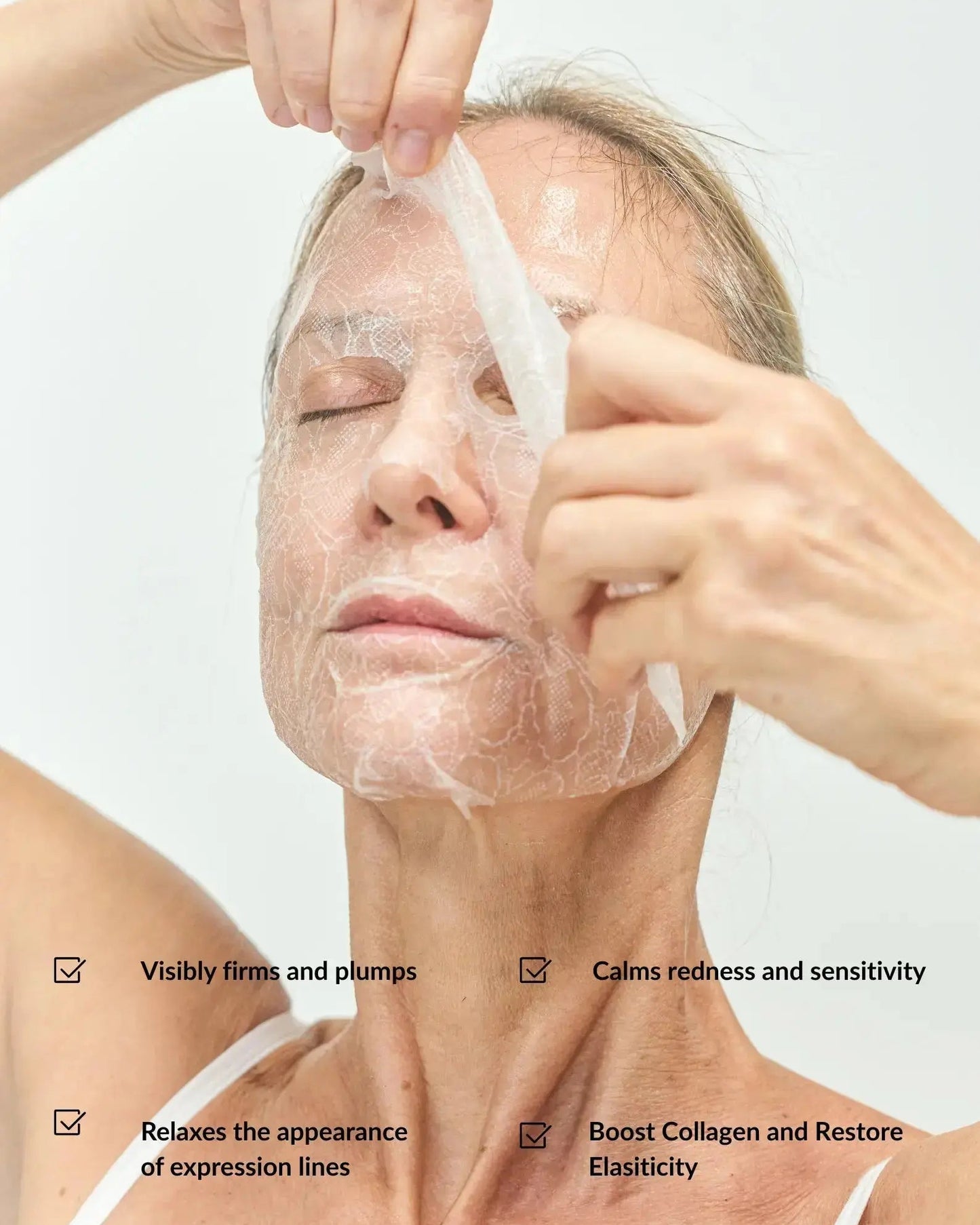 Ms Morning Bounce Back hydrating sheet mask. Korean skincare sheet mask. exosome and collagen-powered sheet mask