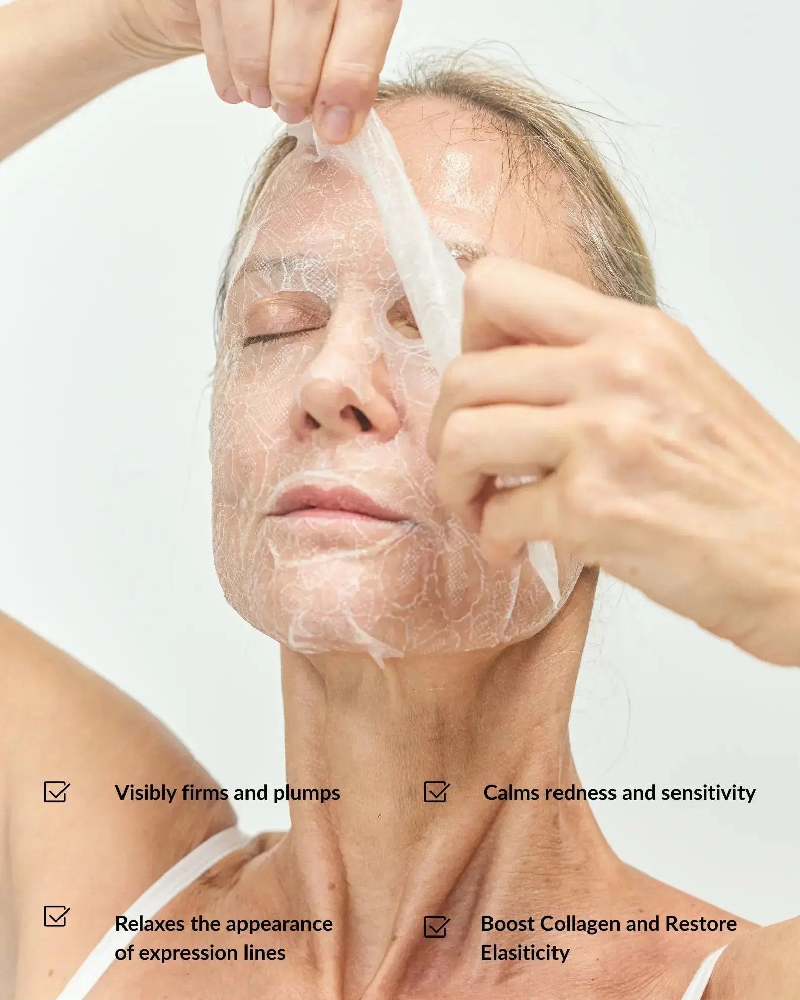 Ms Morning Bounce Back hydrating sheet mask. Korean skincare sheet mask. exosome and collagen-powered sheet mask
