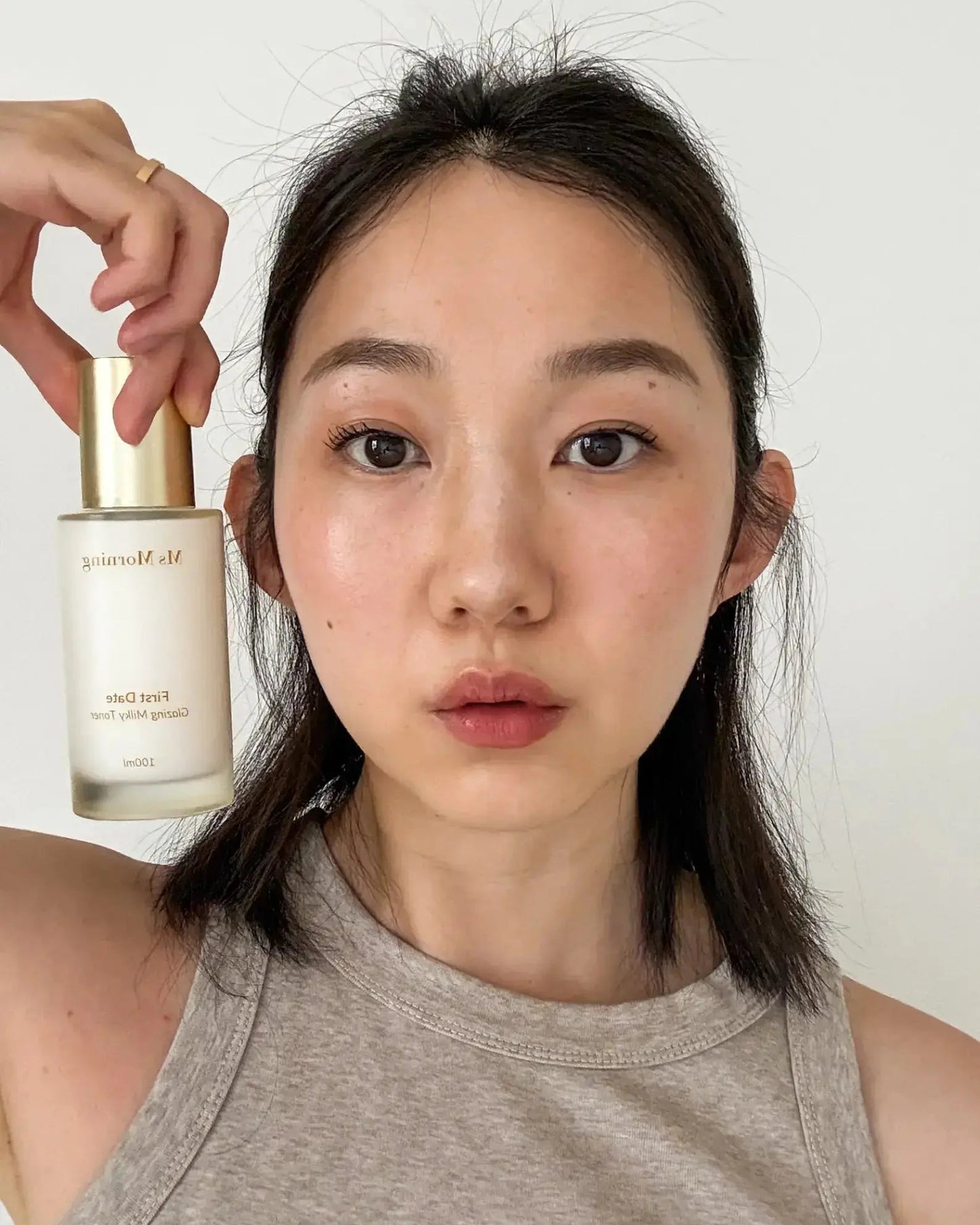 Ms Morning First Date milky toner hydrating glazing skin formula