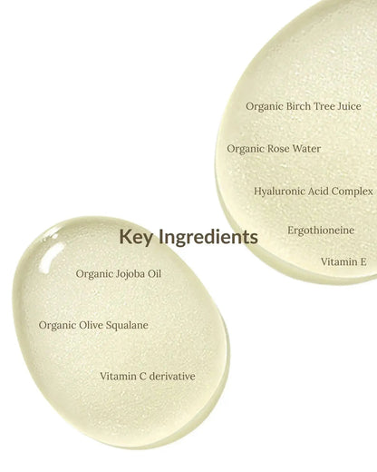 Ms Morning Get Ready antioxidant brightening bi-phase face oil ingredients