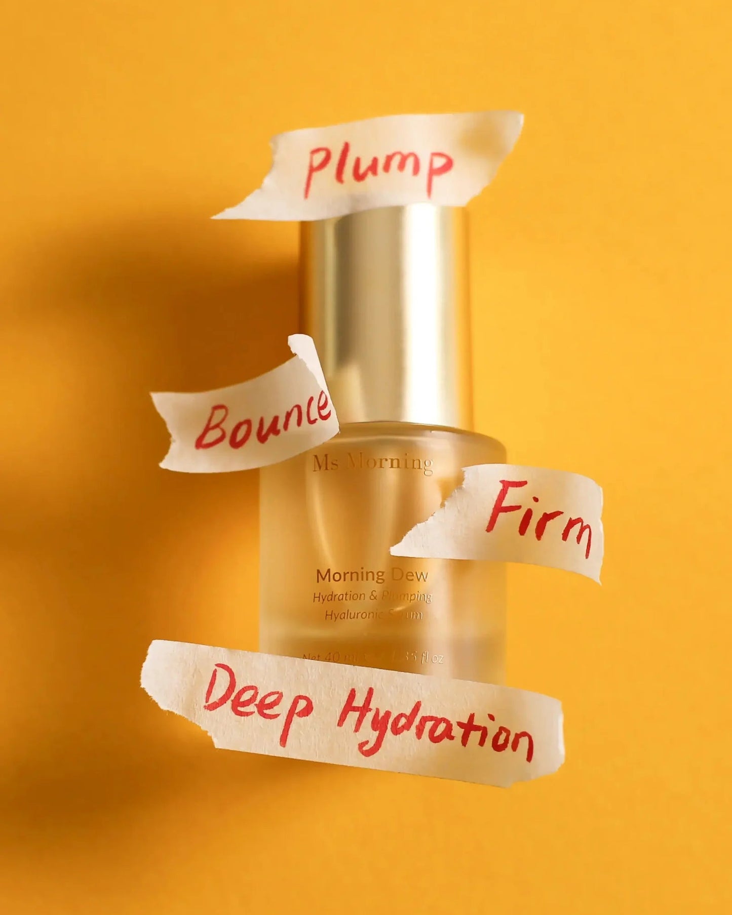 Hydrating hyaluronic acid serum glass skin glow, the Ms Morning skincare range