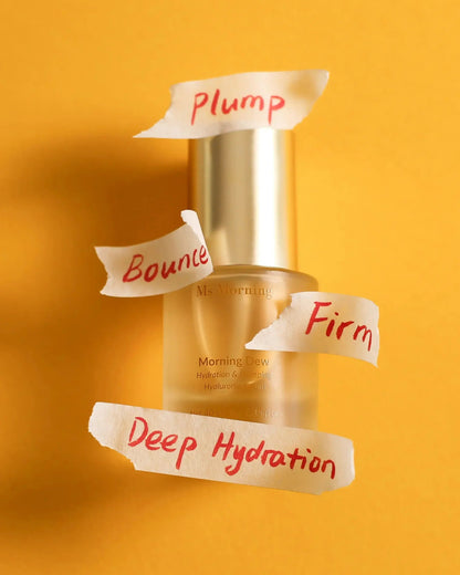 Hydrating hyaluronic acid serum glass skin glow, the Ms Morning skincare range