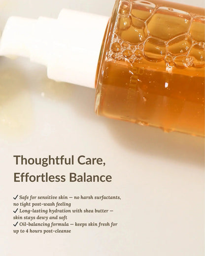 Gel cleanser for soft and calming skincare routine by Ms Morning