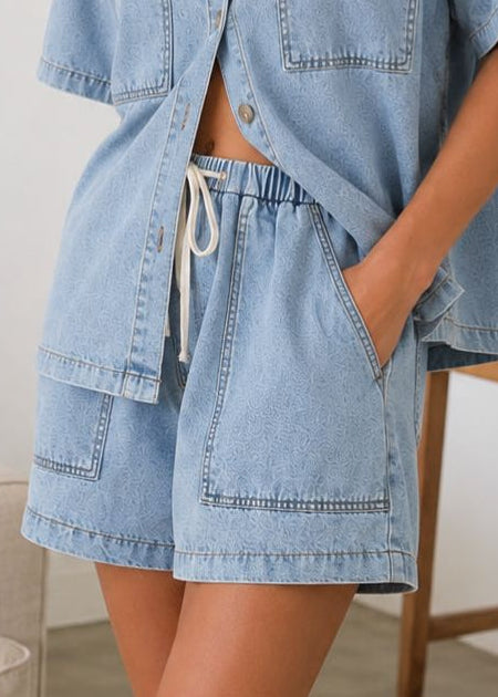 Sally Denim Shorts by MUTIG