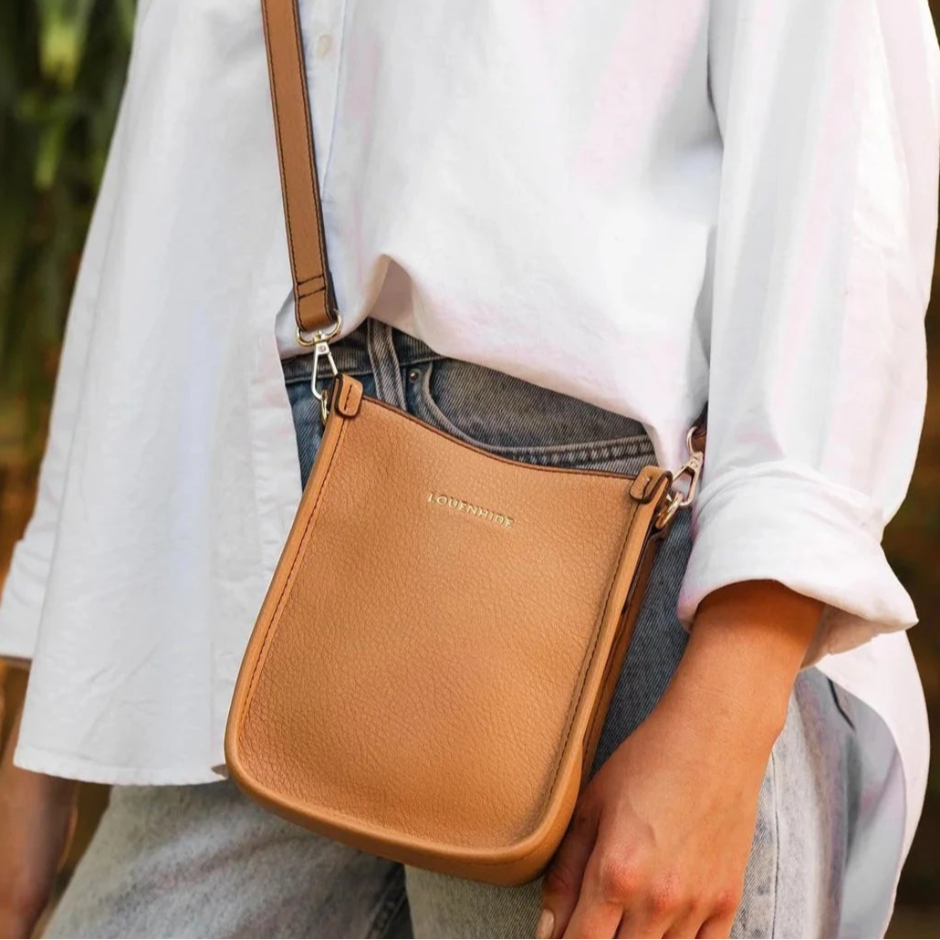 Parker Phone Crossbody Bag Camel