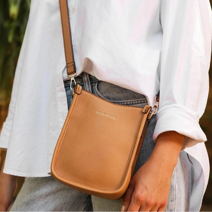 Parker Phone Crossbody Bag Camel